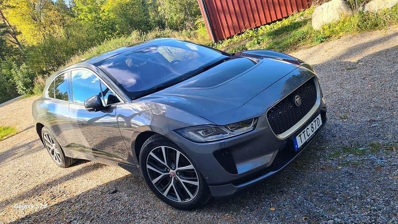 Grå Begagnad 2020 Jaguar I-Pace SUV | 299 000 kr (Superpris) - Bild 1/4