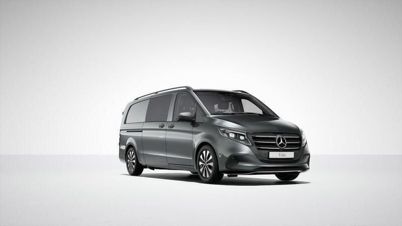 Grå Ny 2024 Mercedes Vito Minibuss | 618 900 kr - Bild 1/4
