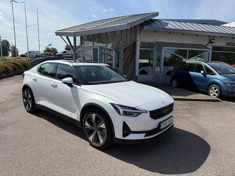 Vit Begagnad 2023 Polestar 2 Pilot Sedan | 389 900 kr (Lite dyr) - Bild 1/4