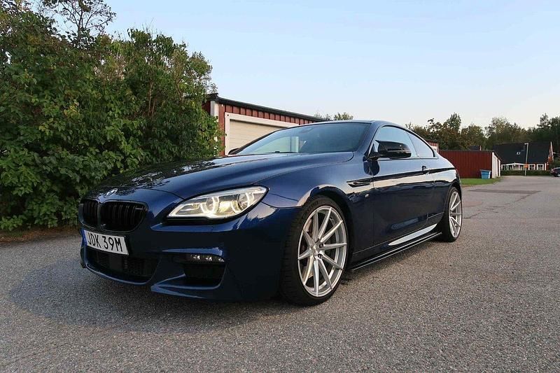 Blå Begagnad 2015 BMW 650 M Sport Sportkupé | 425 000 kr (Bra pris) - Bild 1/4
