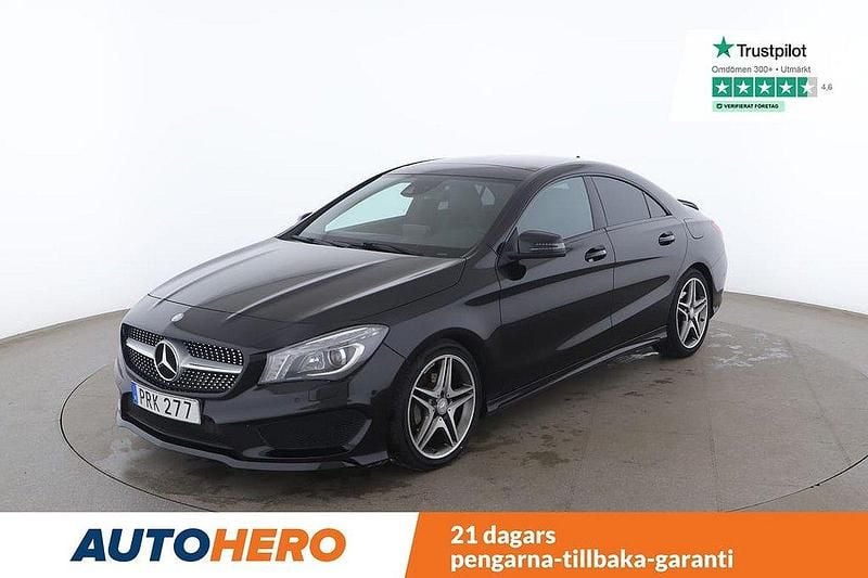 Svart Begagnad 2015 Mercedes CLA250 AMG line Sedan | 202 000 kr - Bild 1/4