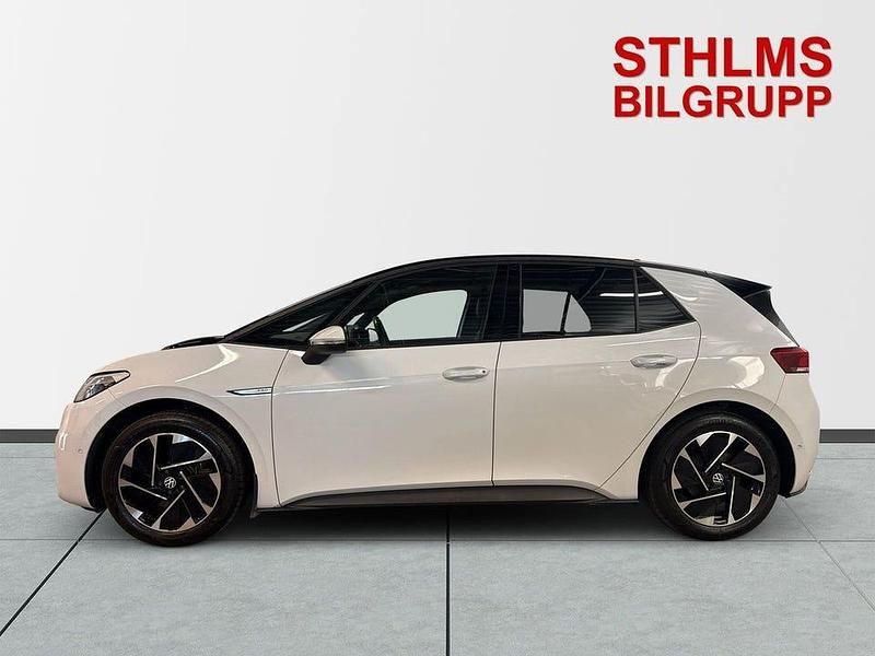 Begagnad VW ID.3 Pro Performance 150 kW (204 HK) 2022 Vit Halvkombi
