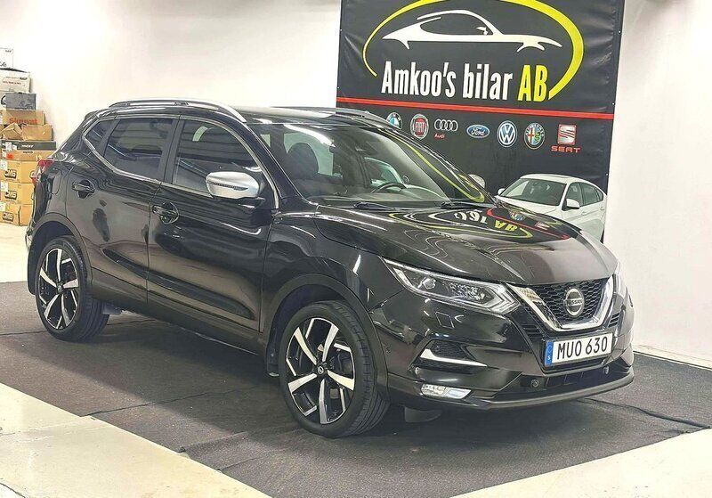 Svart Begagnad 2018 Nissan Qashqai SUV | 149 900 kr (Marknadspris) - Bild 1/4