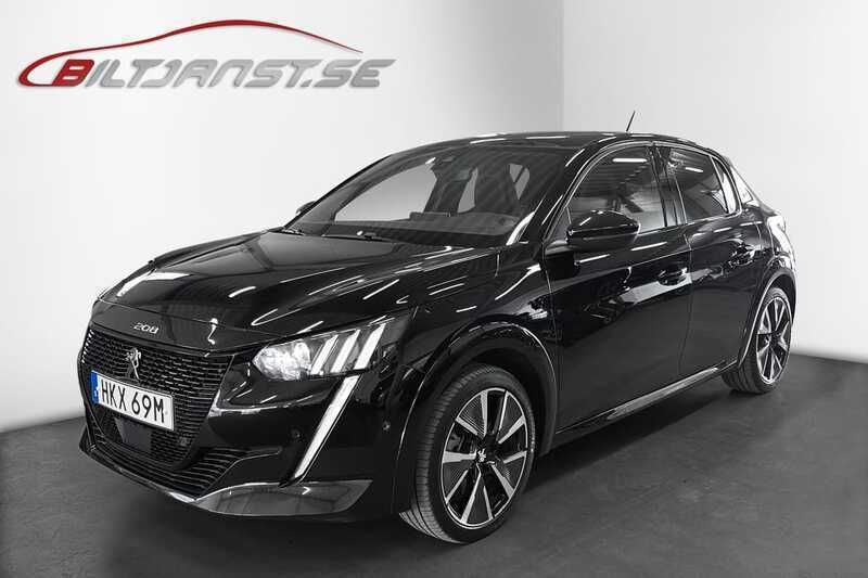 Svart Begagnad 2021 Peugeot e-208 GTi Halvkombi | 209 500 kr (Marknadspris) - Bild 1/4