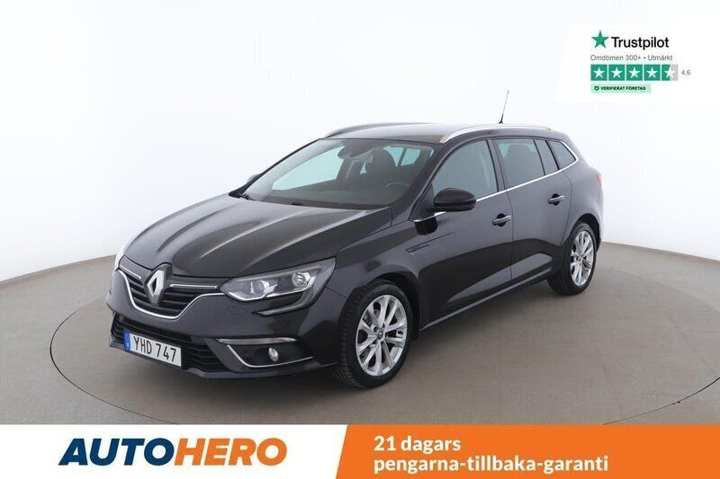 Svart Begagnad 2016 Renault Mégane GrandTour Zen Kombi | 103 000 kr (Marknadspris) - Bild 1/3