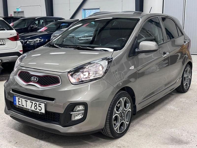 Grå Begagnad 2014 Kia Picanto Halvkombi | 114 700 kr (Marknadspris) - Bild 1/4