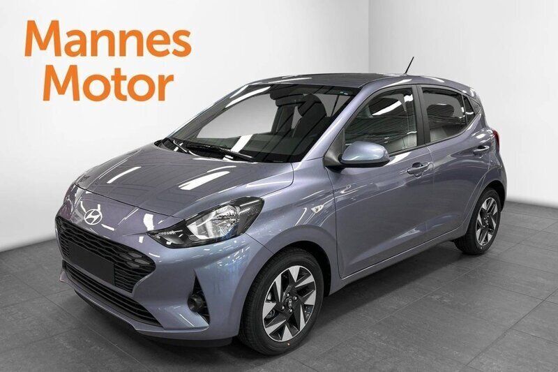 Blå Begagnad 2023 Hyundai i10 Essential Halvkombi | 164 900 kr (Marknadspris) - Bild 1/4