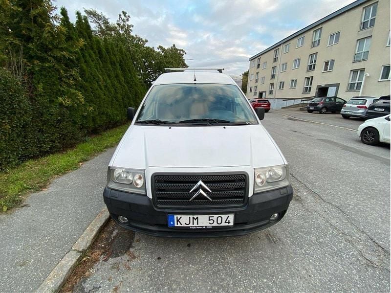 Vit Begagnad 2007 Citroën Jumpy Minibuss | 24 900 kr (Bra pris) - Bild 1/4