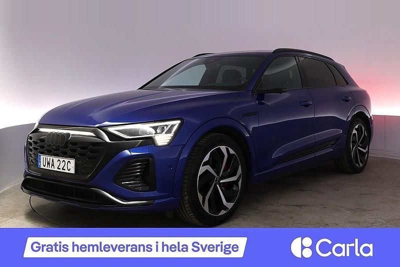 Begagnad Audi Q8 e-tron S-Line 300 kW (408 HK) 2023 Blå SUV