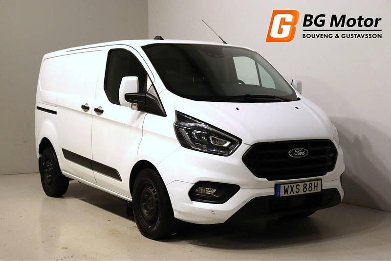 Vit Begagnad 2021 Ford Transit Custom Van | 169 900 kr (Superpris) - Bild 1/3