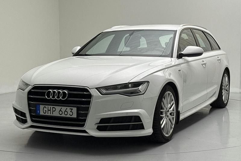 Vit Begagnad 2018 Audi A6 Ambition Kombi | 154 700 kr (Dyr) - Bild 1/4