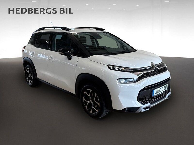 Vit Begagnad 2023 Citroën C3 Aircross PureTech SUV | 244 900 kr (Dyr) - Bild 1/4