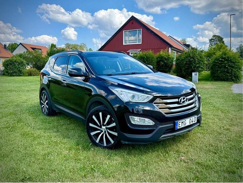 Svart Begagnad 2013 Hyundai Santa Fe Premium SUV | 139 000 kr (Marknadspris) - Bild 1/4