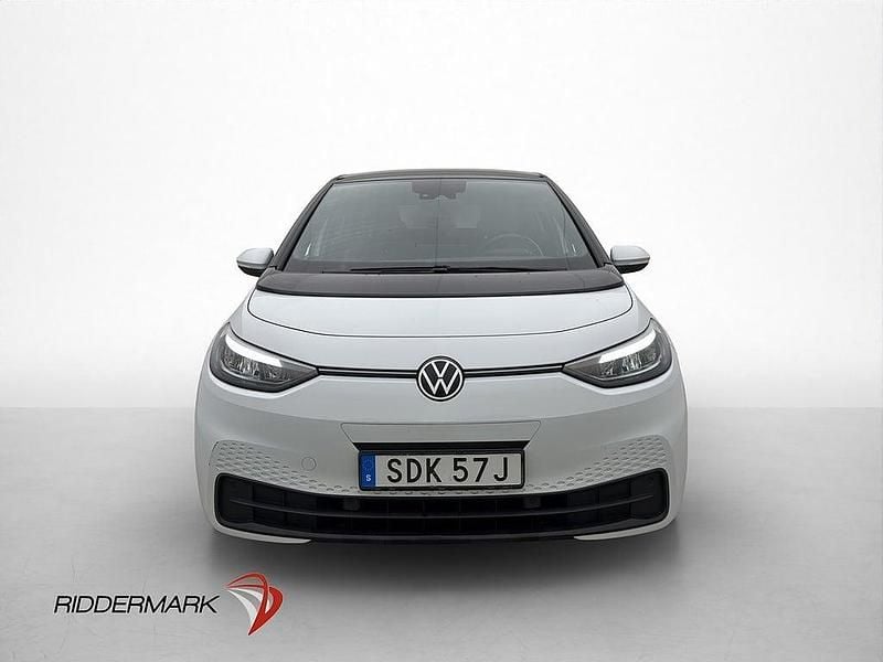 Begagnad VW ID.3 Pro Performance 150 kW (204 HK) 2020 Vit Halvkombi
