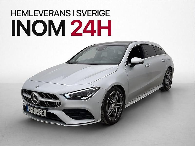 Begagnad Mercedes CLA200 Shooting Brake AMG 163 HK (119 kW) 2021 Silver Kombi