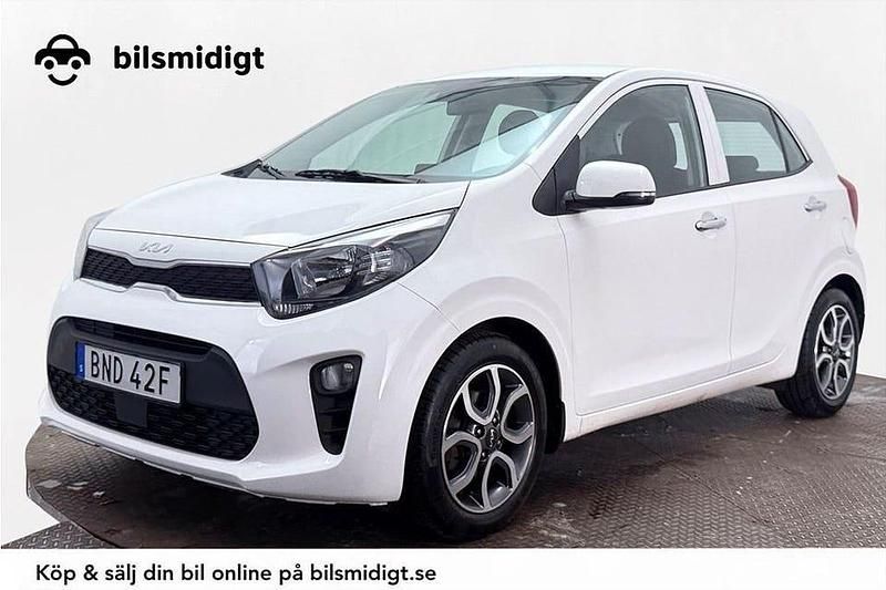 Vit Begagnad 2022 Kia Picanto DREAM-TEAM Edition Halvkombi | 113 900 kr (Marknadspris) - Bild 1/3