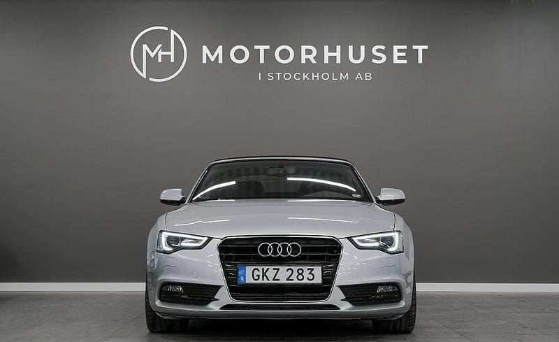 Begagnad Audi A5 Cabriolet 170 HK (125 kW) 2014 Silver Cab