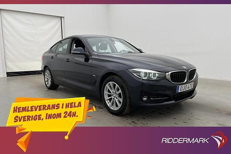 Begagnad BMW 320 Gran Turismo Sport Line 190 HK (139 kW) 2016 Blå Halvkombi