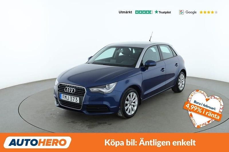 Blå Begagnad 2014 Audi A1 Sportback Halvkombi | 96 000 kr (Marknadspris) - Bild 1/4