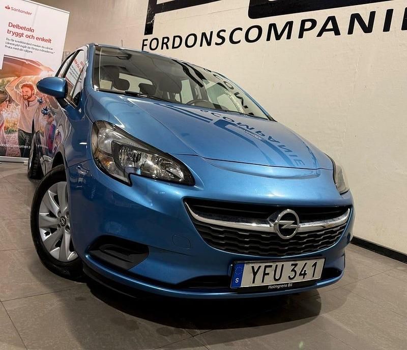 Begagnad Opel Corsa Enjoy 90 HK (66 kW) 2016 Blå Halvkombi