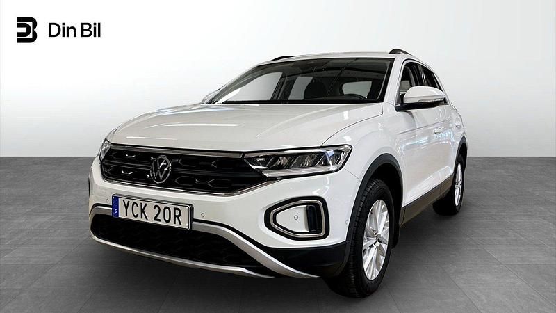 Vit Begagnad 2022 VW T-Roc Life SUV | 264 900 kr (Marknadspris) - Bild 1/4