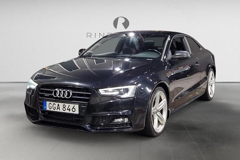 Svart Begagnad 2013 Audi A5 S-Line Sportkupé | 124 900 kr (Marknadspris) - Bild 1/3
