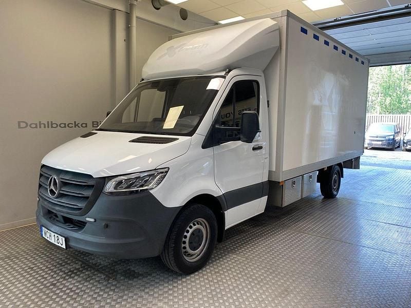 Vit Begagnad 2020 Mercedes Sprinter Van | 419 000 kr (Marknadspris) - Bild 1/4