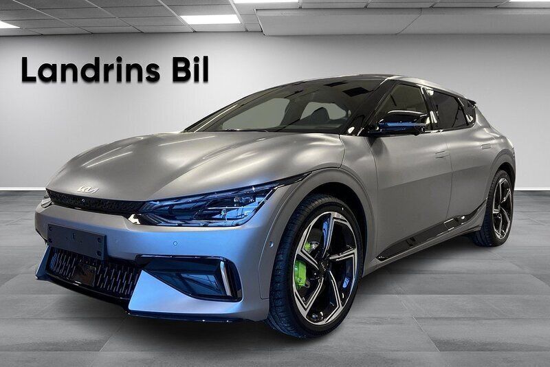 Grå (moonscape grey matte) Begagnad 2023 Kia EV6 SUV | 839 600 kr - Bild 1/4