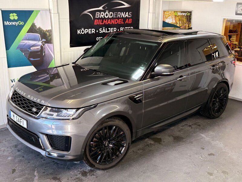 Mörkgrå (grå) Begagnad 2018 Land Rover Range Rover Sport SUV | 499 900 kr (Marknadspris) - Bild 1/4