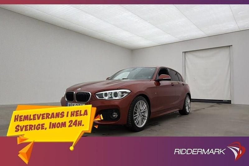 Orange Begagnad 2018 BMW 118 M Sport Halvkombi | 208 800 kr (Marknadspris) - Bild 1/3