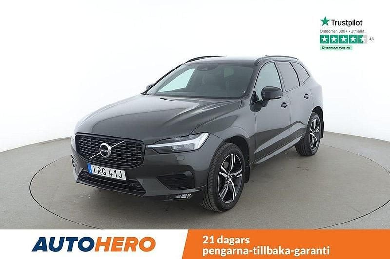 Mörkgrå Begagnad 2021 Volvo XC60 R-Design SUV | 358 000 kr - Bild 1/4