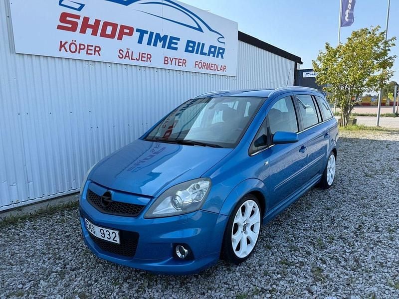 Blå Begagnad 2008 Opel Zafira OPC Minibuss | 59 900 kr - Bild 1/4