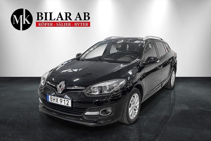 Begagnad Renault Mégane GrandTour 116 HK (85 kW) 2014 Svart Kombi