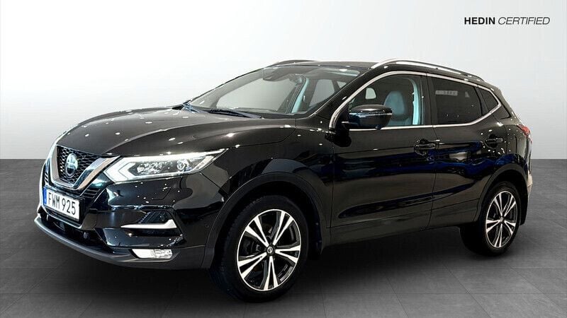 Svart Begagnad 2018 Nissan Qashqai Tekna SUV | 179 000 kr (Marknadspris) - Bild 1/4