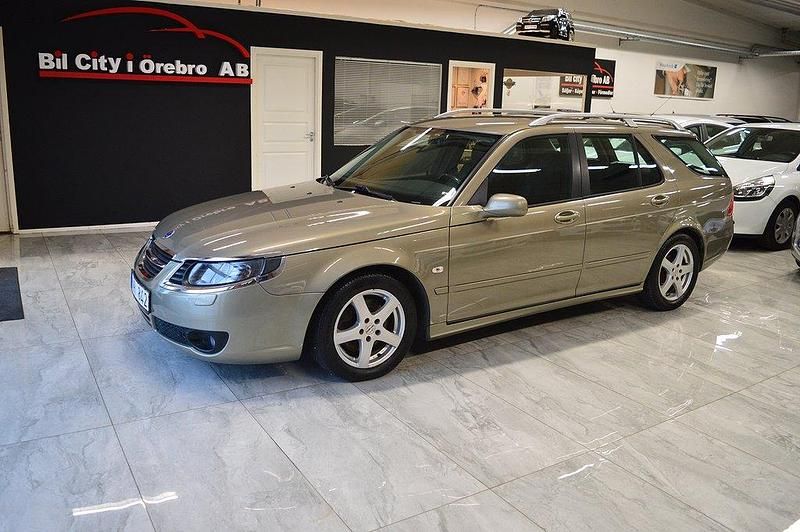 Grön Begagnad 2008 Saab 9-5 Vector Kombi | 64 900 kr (Lite dyr) - Bild 1/4