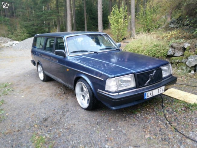 Såld Volvo 240 -88, begagnad 1988, 16 000 mil i (Sigtuna)