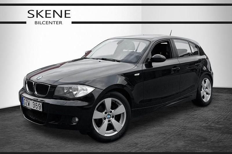 Svart Begagnad 2008 BMW 120 M Sport Halvkombi | 65 000 kr (Marknadspris) - Bild 1/4