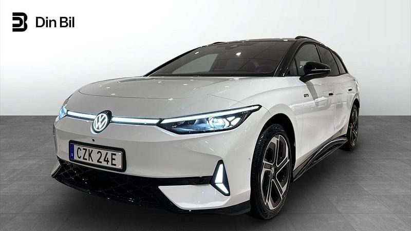 Vit Begagnad 2024 VW ID.7 GTX Kombi | 589 900 kr (Marknadspris) - Bild 1/4