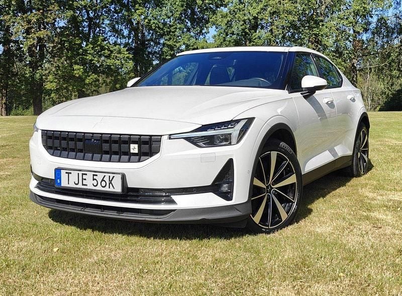 Vit Begagnad 2021 Polestar 2 Pilot Sedan | 295 000 kr (Bra pris) - Bild 1/4