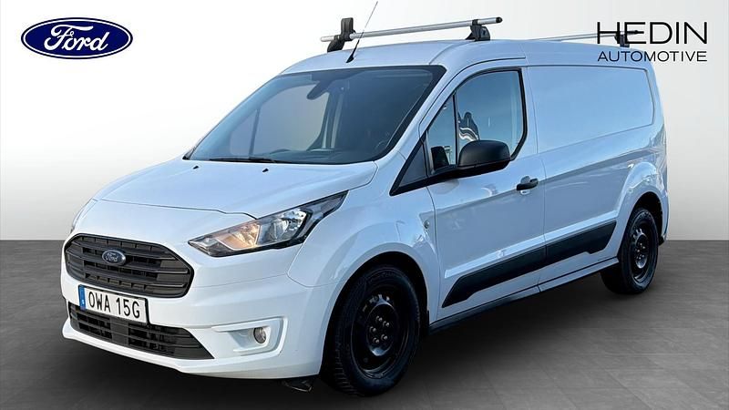 Vit Begagnad 2023 Ford Transit Pickup | 249 875 kr - Bild 1/4