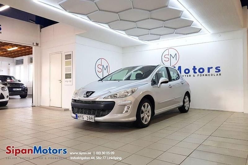 Begagnad Peugeot 308 140 HK (102 kW) 2009 Ljusgrå Halvkombi