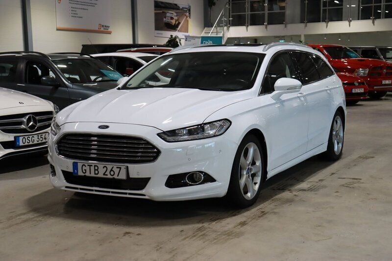 Vit Begagnad 2015 Ford Mondeo Business Edition Kombi | 164 900 kr (Lite dyr) - Bild 1/4