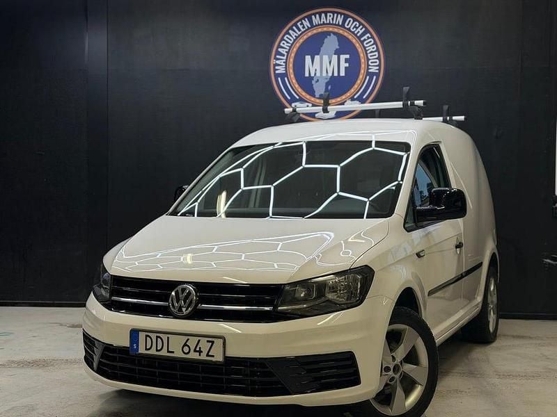 Begagnad VW Caddy 75 HK (55 kW) 2019 Vit Minibuss
