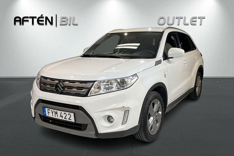 Vit Begagnad 2015 Suzuki Vitara GL SUV | 114 900 kr (Bra pris) - Bild 1/3