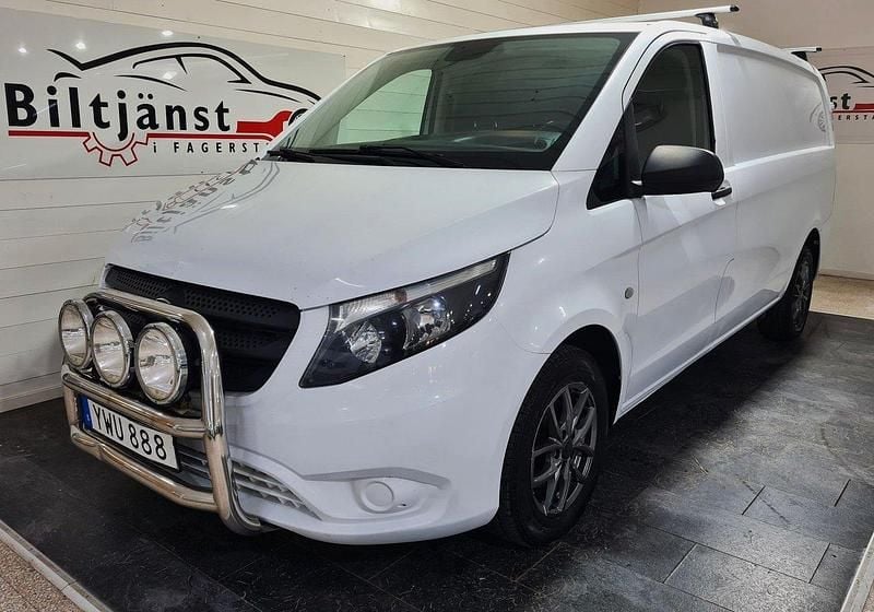 Vit Begagnad 2018 Mercedes Vito Minibuss | 149 000 kr (Superpris) - Bild 1/4