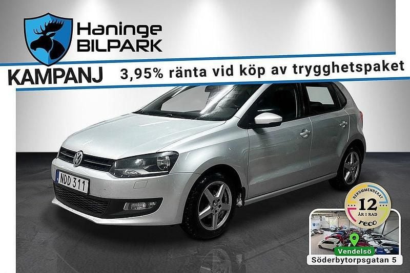 Begagnad VW Polo 90 HK (66 kW) 2012 Silver Halvkombi