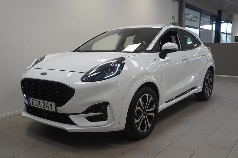 Vit Begagnad 2023 Ford Puma ST-Line Sportkupé | 244 800 kr (Marknadspris) - Bild 1/4