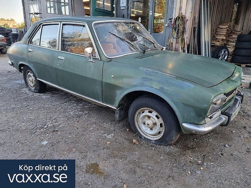 Grön Begagnad 1975 Peugeot 504 Sedan | 15 500 kr - Bild 1/4