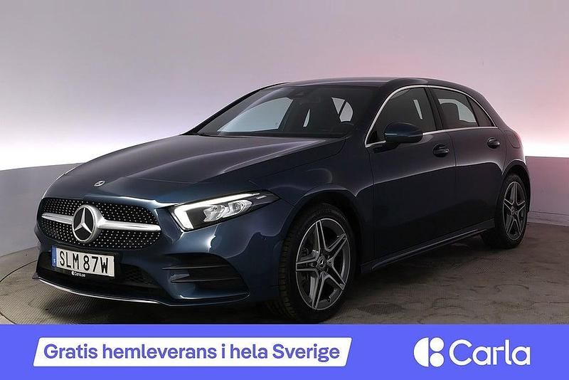 Begagnad Mercedes A250 AMG 160 HK (117 kW) 2022 Blå Halvkombi