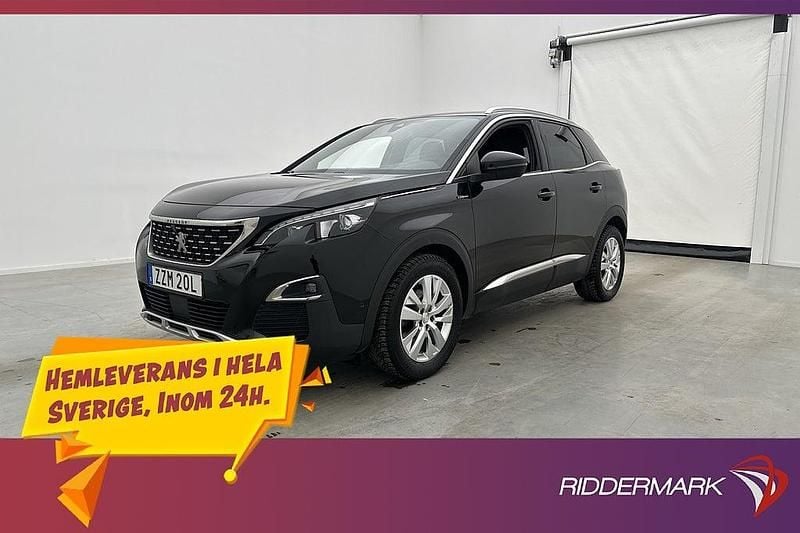 Begagnad Peugeot 3008 GT-line 131 HK (96 kW) 2019 Svart SUV